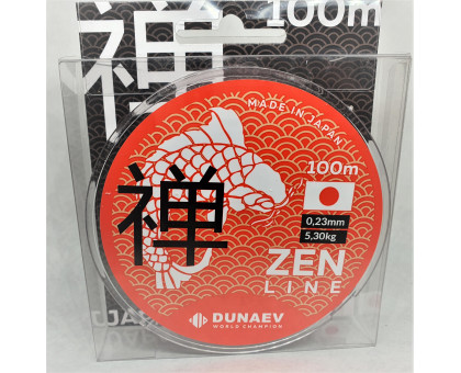 Леска DUNAEV ZEN LINE 100m 0.23mm 5.30kg  Japan