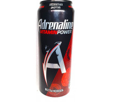 энергетический напиток Adrenaline Rush Vitamin Power Ягоды Абсолютная энергия ж/б 0.449л 18+